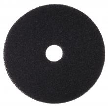 3M 7000029763 - 7200PLG Black Stripping Pads, 20 in (505 mm)