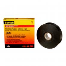 3M 7000006090 - Scotch® Linerless Rubber Splicing Tape, 130C, black, 1 in x 30 ft (25.4 mm x 9.1 m)