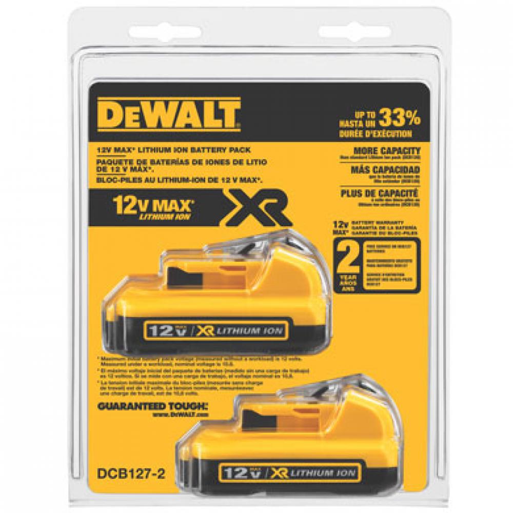 12V MAX* Li-Ion 2.0AH Battery - 2 pack