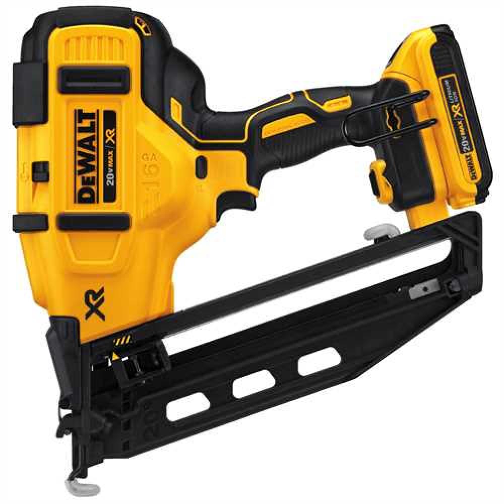 20V MAX* XR(R) 16 GA Angled Finish Nailer - Kit