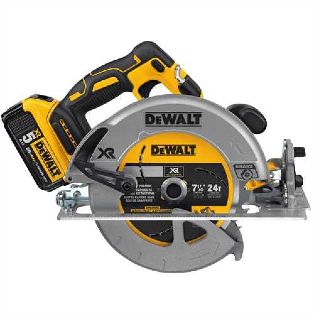 20V MAX* 7-1/4 in. Brushless XR(R) Circular Saw Kit with 5.0 AH Battery