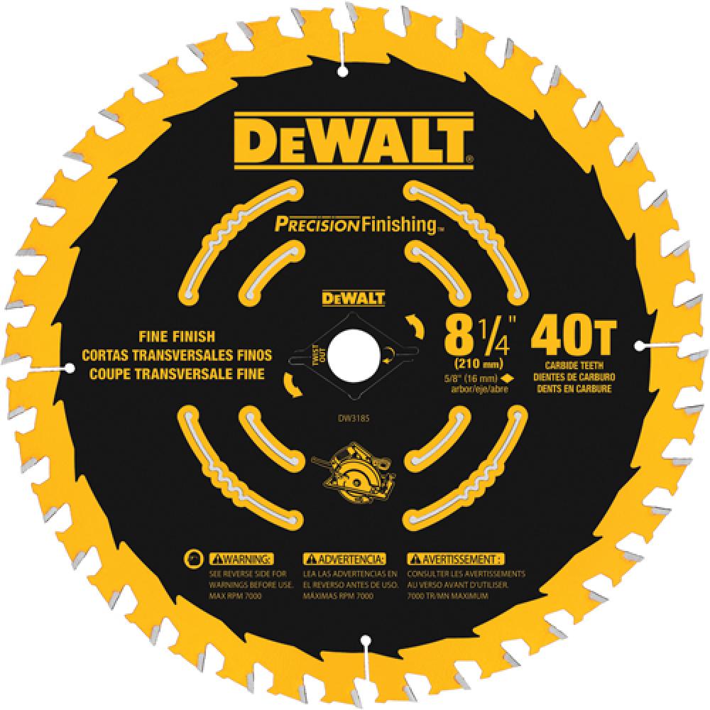 8-1/4&#34; 40T Precision Finishing Saw Blade