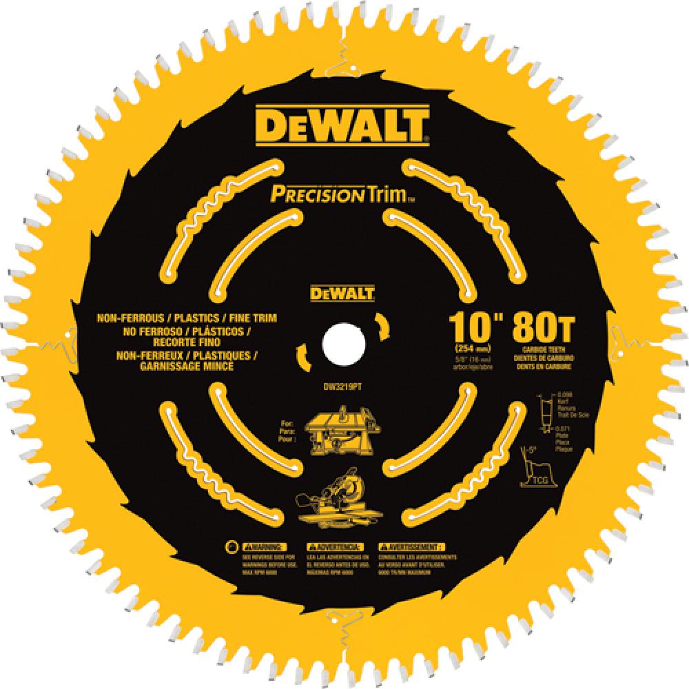 10&#34; 80T Fine Crosscutting Saw Blade