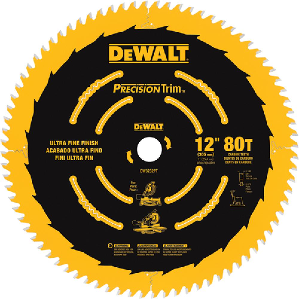 12&#34; 80T Fine Crosscutting Saw Blade