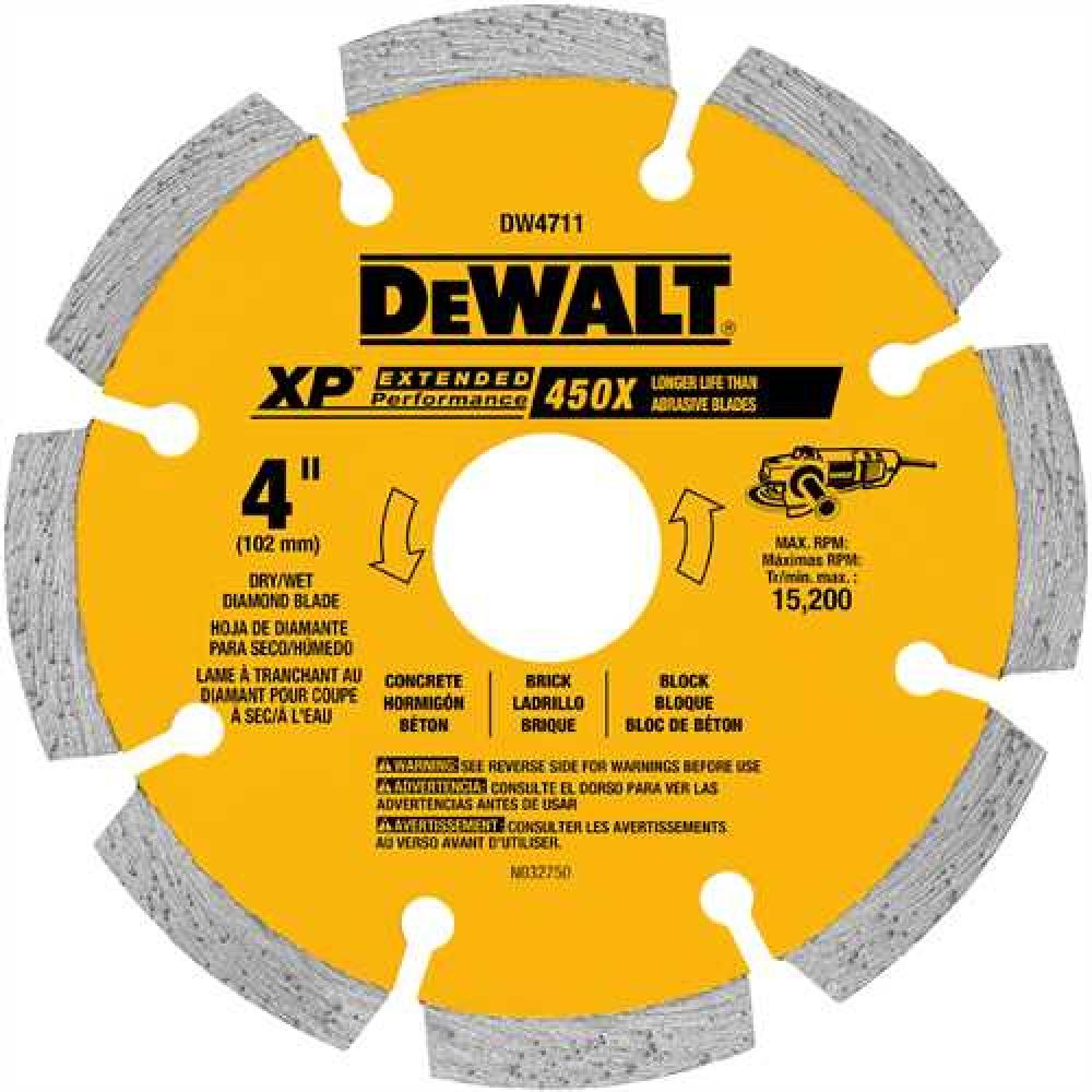 4&#34; XP segmented diamond blade