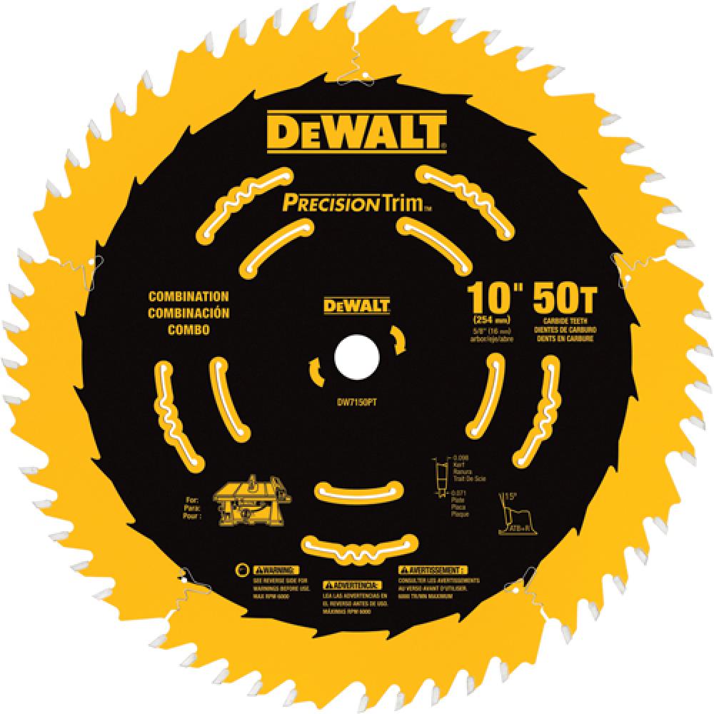 10&#34; 50T Combination Saw Blade