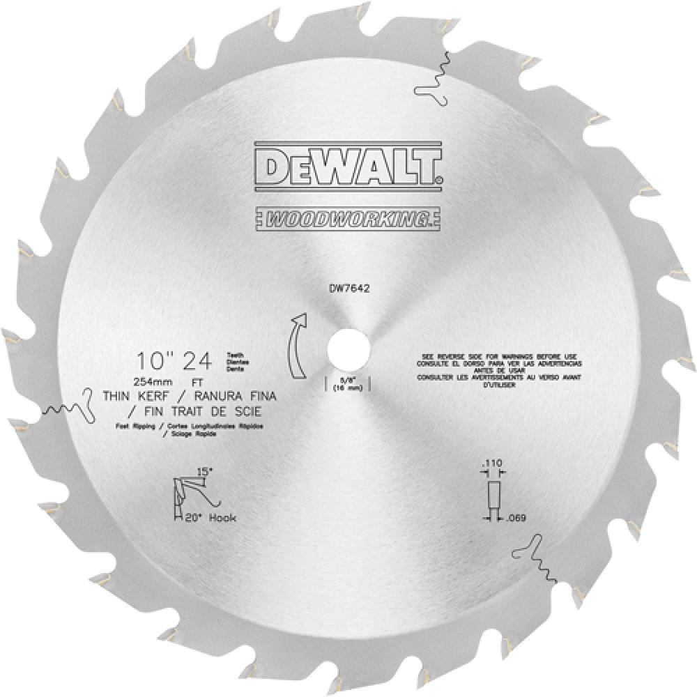 10&#34; 24T Fast Ripping Woodworking Saw Blade