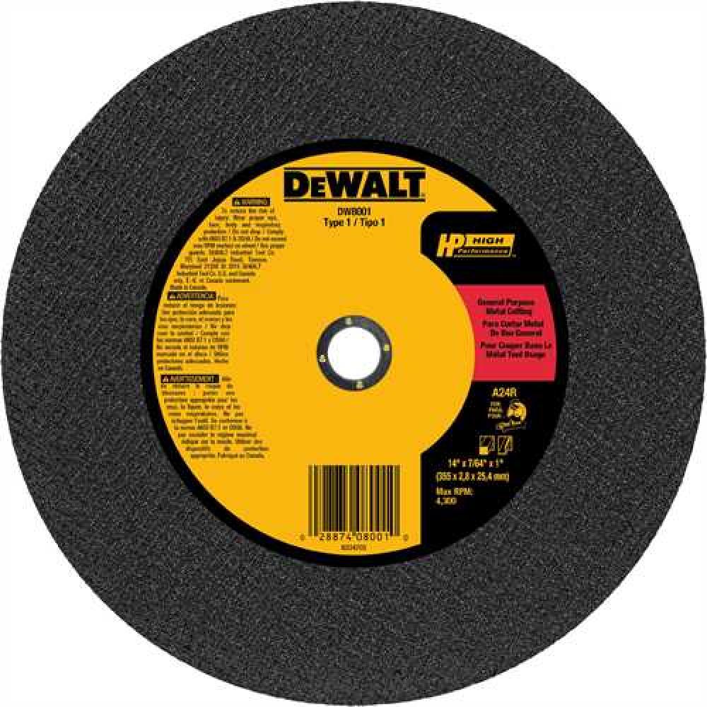 14&#34; x 7/64&#34; x 1&#34; general purpose cutting wheel