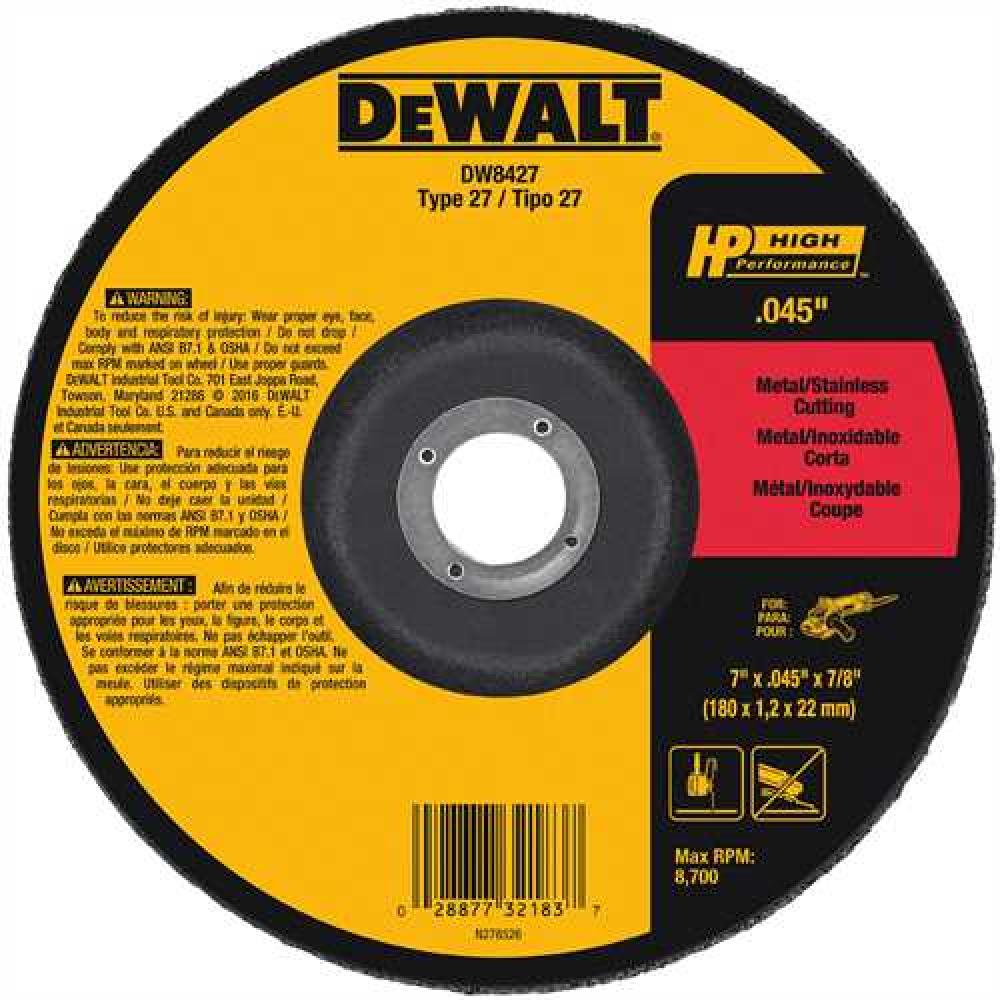 7&#34; x .045&#34; x 7/8&#34; Metal Cutting Wheel