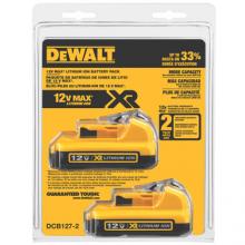 DeWalt DCB127-2 - 12V MAX* Li-Ion 2.0AH Battery - 2 pack