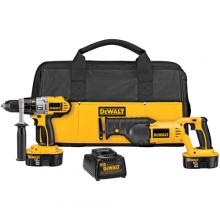 DeWalt DCK251X - 18V Cordless XRP(TM) Hammerdrill / Reciprocating Saw Combo Kit