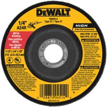 DeWalt DW4514 - 4-1/2" x 1/4" x 7/8" High Performance Metal Grinding Wheel