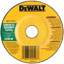 DeWalt DW4628 - 5" x 1/8" x 7/8" masonry cutting