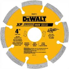 DeWalt DW4711 - 4" XP segmented diamond blade