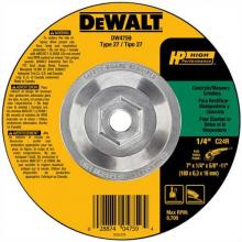 DeWalt DW4759 - 7" x 1/4" x 5/8"-11 masonry grinding