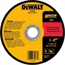 DeWalt DW8065 - 7" x .045" x 7/8" metal and stainless cutting