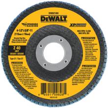 DeWalt DW8210 - 4-1/2" x 7/8" Z40 T27 WB flap disc