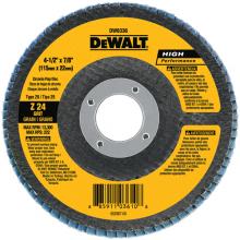 DeWalt DW8336 - 4-1/2" x 7/8" 24g type 29 HP flap disc