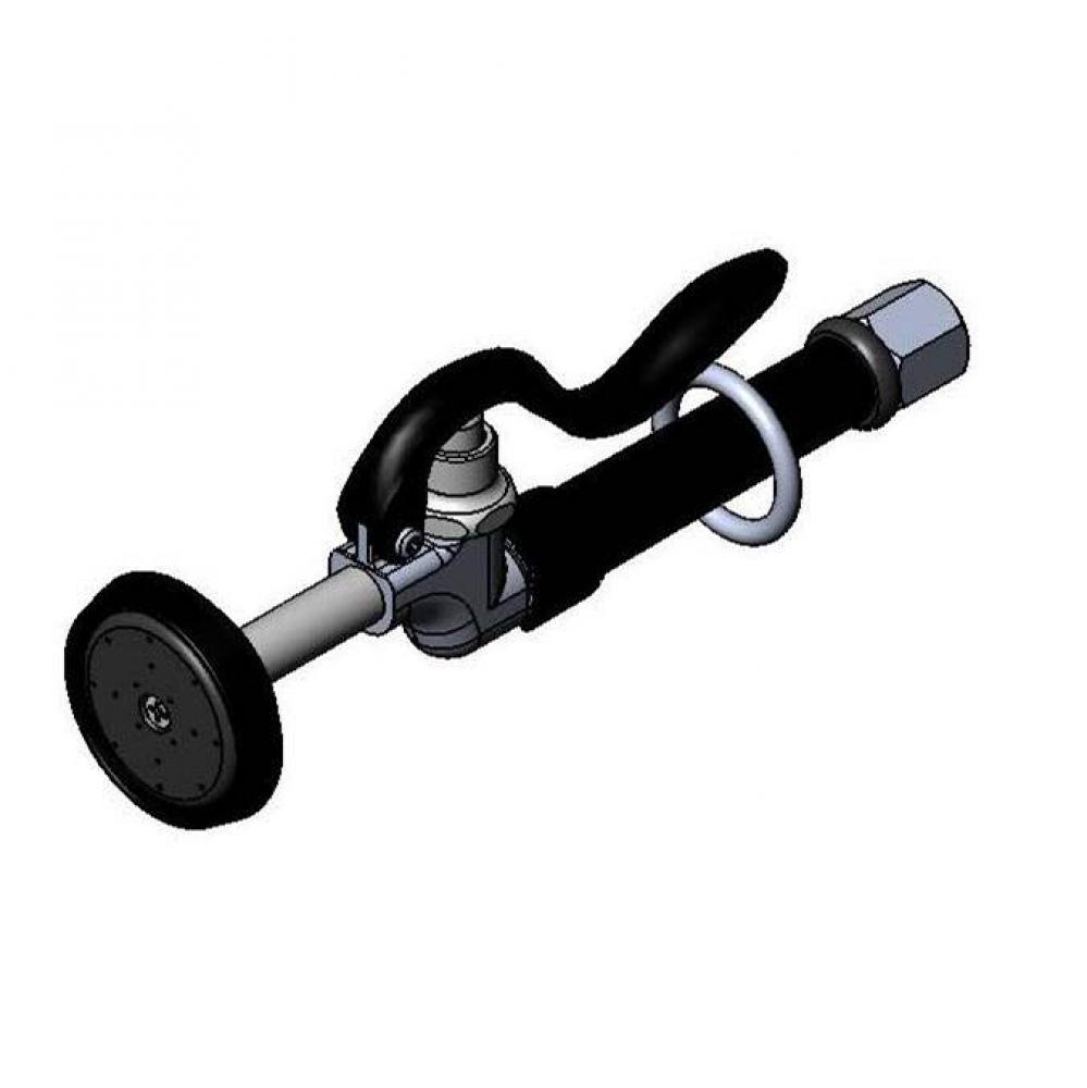 Equip High-Flow Spray Valve Assembly w/ Handle &amp; Hold-Down Ring for Wash-Down &amp; Hose Reels