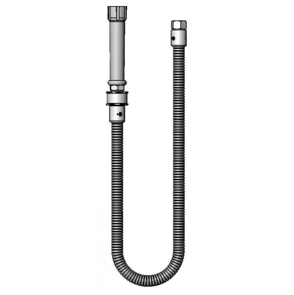 36&apos;&apos; SS Flexible Hose w/ Gray Handle &amp; PRSV Swivel