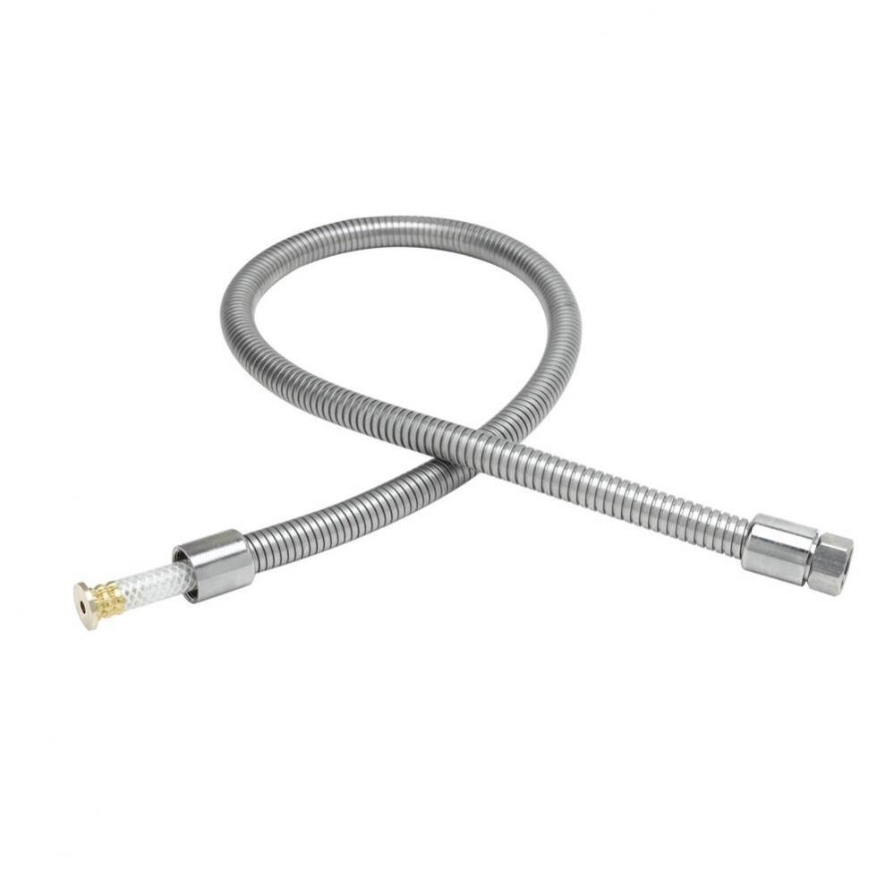 Hose, 42&apos;&apos; Flexible Stainless Steel, Less Handle (36-5/8&apos;&apos; Overall Length)