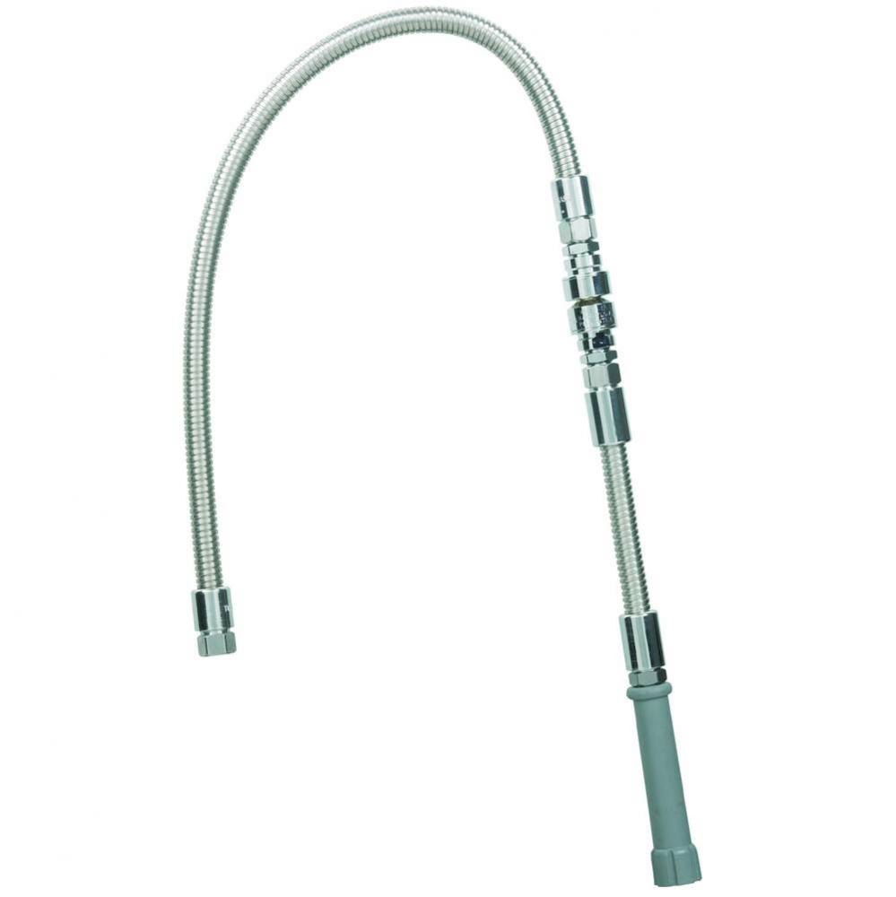 Hose, 44&apos;&apos; Flexible Stainless Steel, Backflow Preventer for Continuous Pressure Applicat