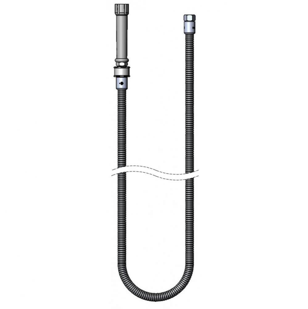 68&apos;&apos; SS Flexible Hose w/ Gray Handle &amp; PRSV Swivel