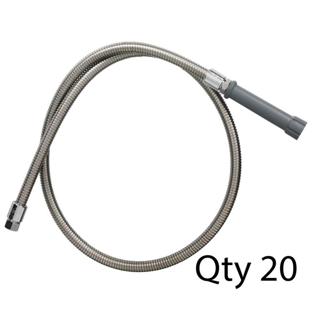 Hose, 68&apos;&apos; Flexible Stainless Steel (Qty. 20)