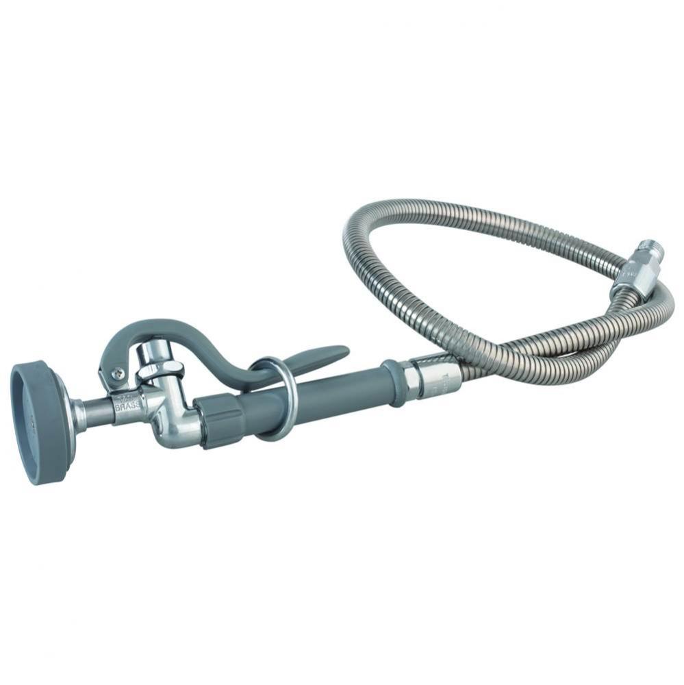 Spray Valve (B-0107) with 44&apos;&apos; Flexible Stainless Steel Hose (B-0044-H)