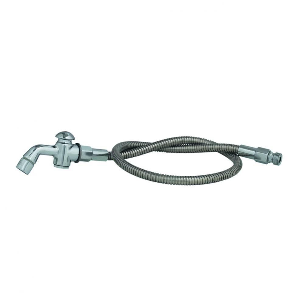 Spray Valve w/ Aerator, 60&apos;&apos; Flexible Stainless Steel Hose (013E-60)