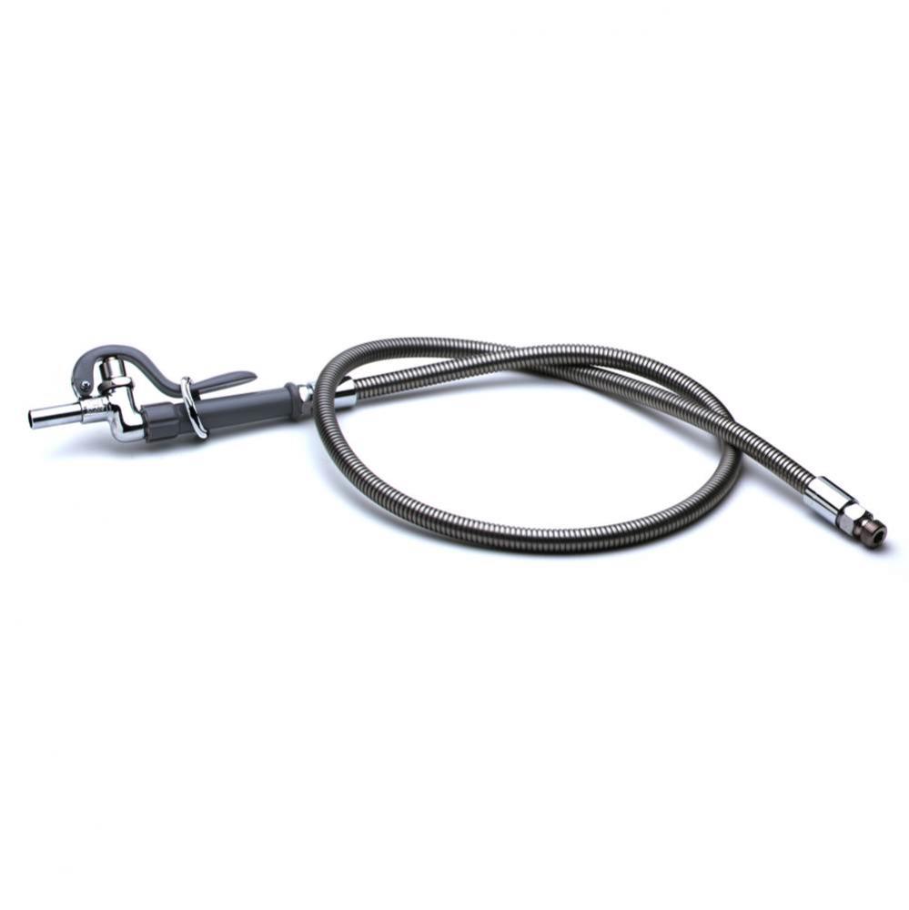 Pot &amp; Glass Filler, Straight End Nozzle, 68&apos;&apos; Flexible Stainless Steel Hose