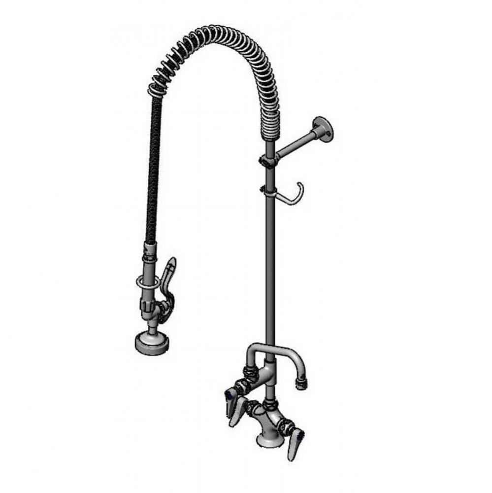 EasyInstall Pre-Rinse, Single Hole Base, 6&apos;&apos; Add-On Faucet, 18&apos;&apos; Flex Lines, W