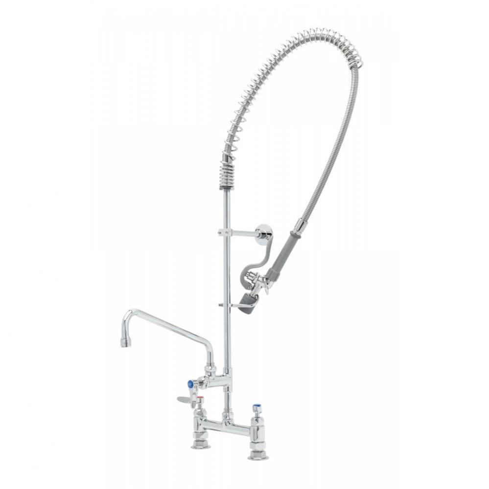 Pre-Rinse Unit: 8&apos;&apos; Deck Mount, Ceramas, ADF, 12&apos;&apos; Swing Nozzle, B-0107-C, 6&a