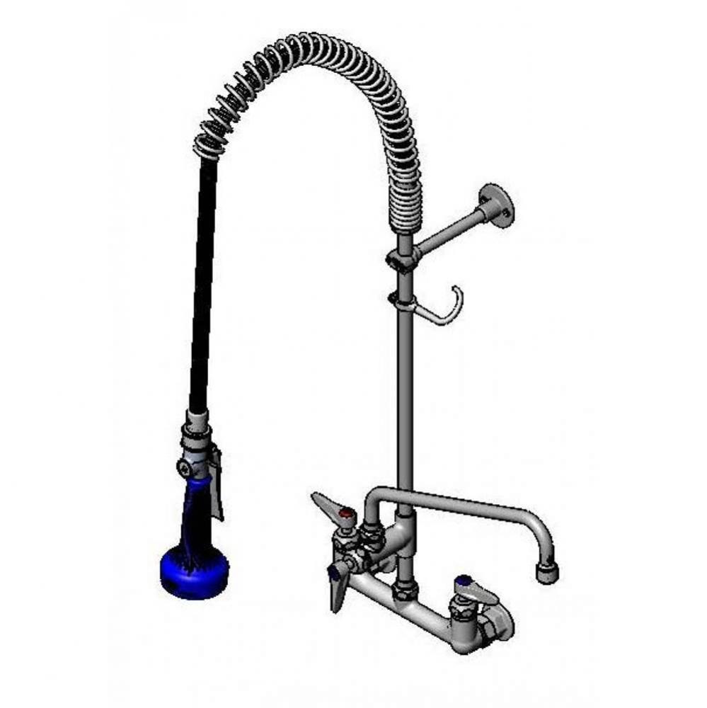 Pre-Rinse: 8&apos;&apos; Wall Mount, Ceramas, ADF 12&apos;&apos; Nozzle, 2.2 GPM VR Aerator, B-010