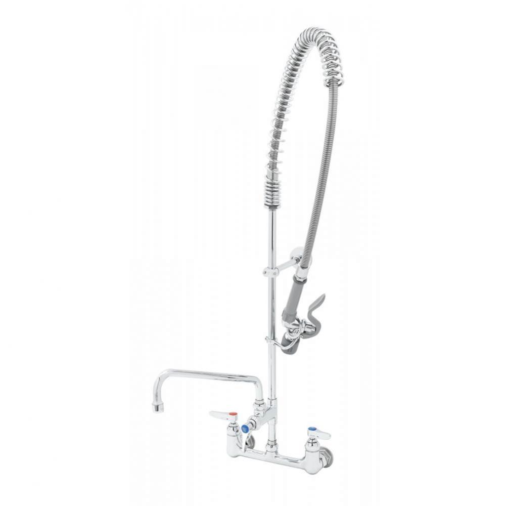 EasyInstall Pre-Rinse, 8&apos;&apos; Wall Mount, 12&apos;&apos; Add-On Faucet, B-0107-J, Wall Brac