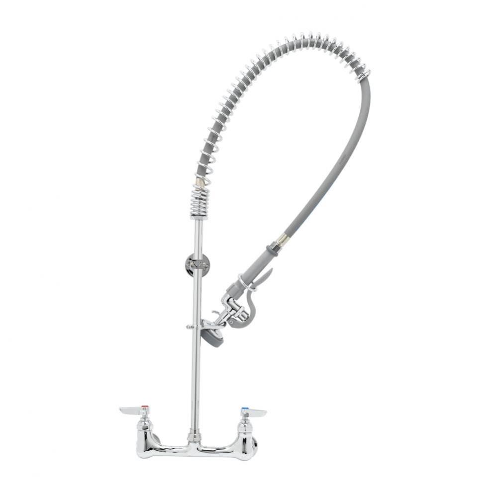 EasyInstall Pre-Rinse, Spring Action, 8&apos;&apos; Wall Mount Base, 44&apos;&apos; PVC Hose, B-01