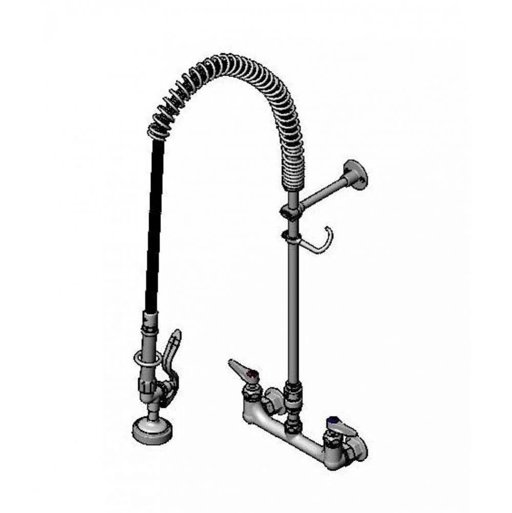 Pre-Rinse, 8&apos;&apos;c/c Wall Mount, Vacuum Breaker, B-0230-K, B-0107, 44&apos;&apos; Flex Hose