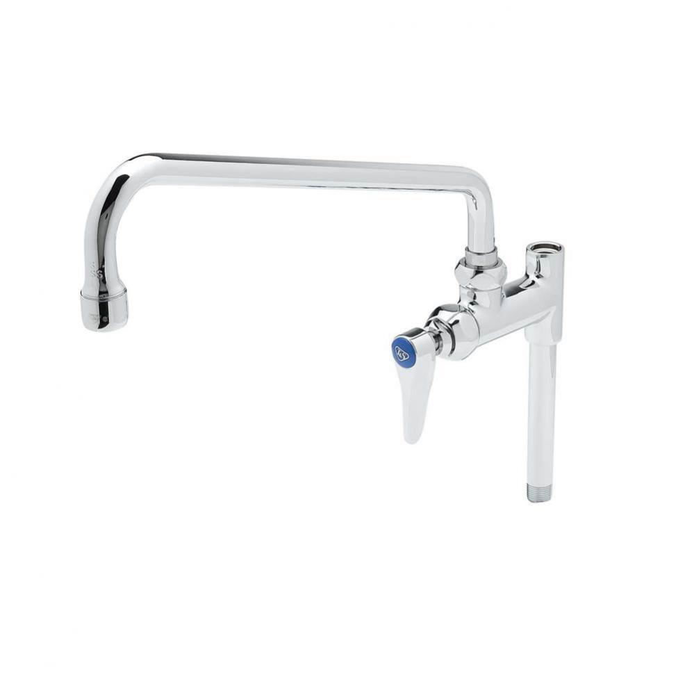 Add-On Faucet, 12&apos;&apos; Nozzle, Lever Handle, 5&apos;&apos; Nipple