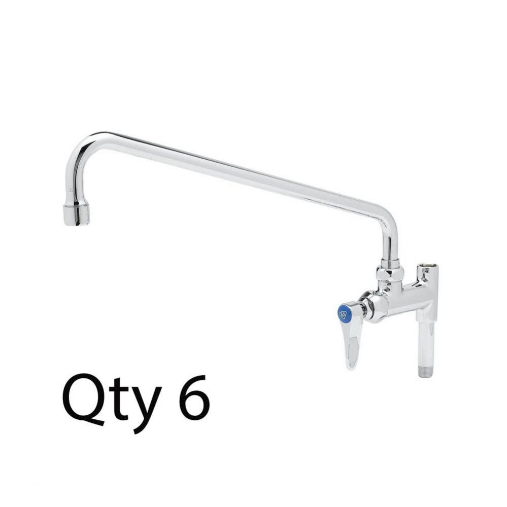 Add-On Faucet w/ 14&apos;&apos; Swing Nozzle (Qty6)