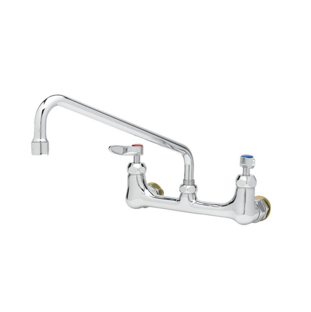 8&apos;&apos; c/c Double Pantry Faucet, Wall Mount, 12&apos;&apos; Swing Nozzle (062X), 00CC Inlet