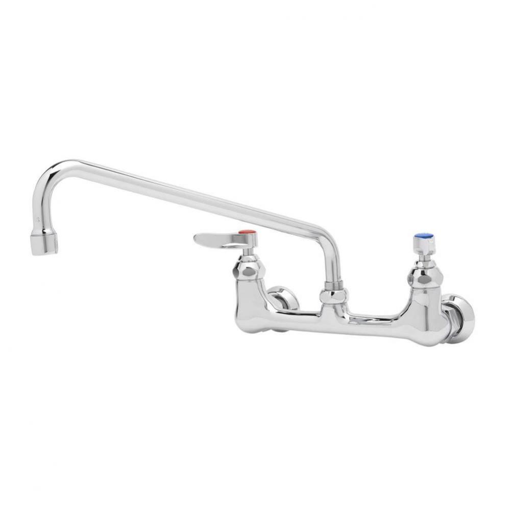 Double Pantry Faucet, Wall Mount, 8&apos;&apos; Centers, 12&apos;&apos; Swing Nozzle (062X), EE In