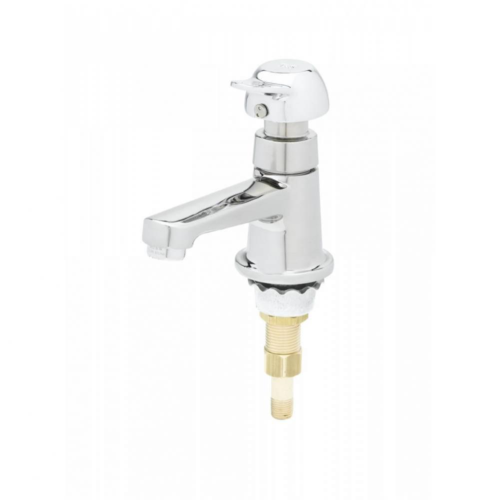 Sill Faucet, Pivot Action Metering, 1/2&apos;&apos; NPSM Male Shank, 2.2 gpm Aerator