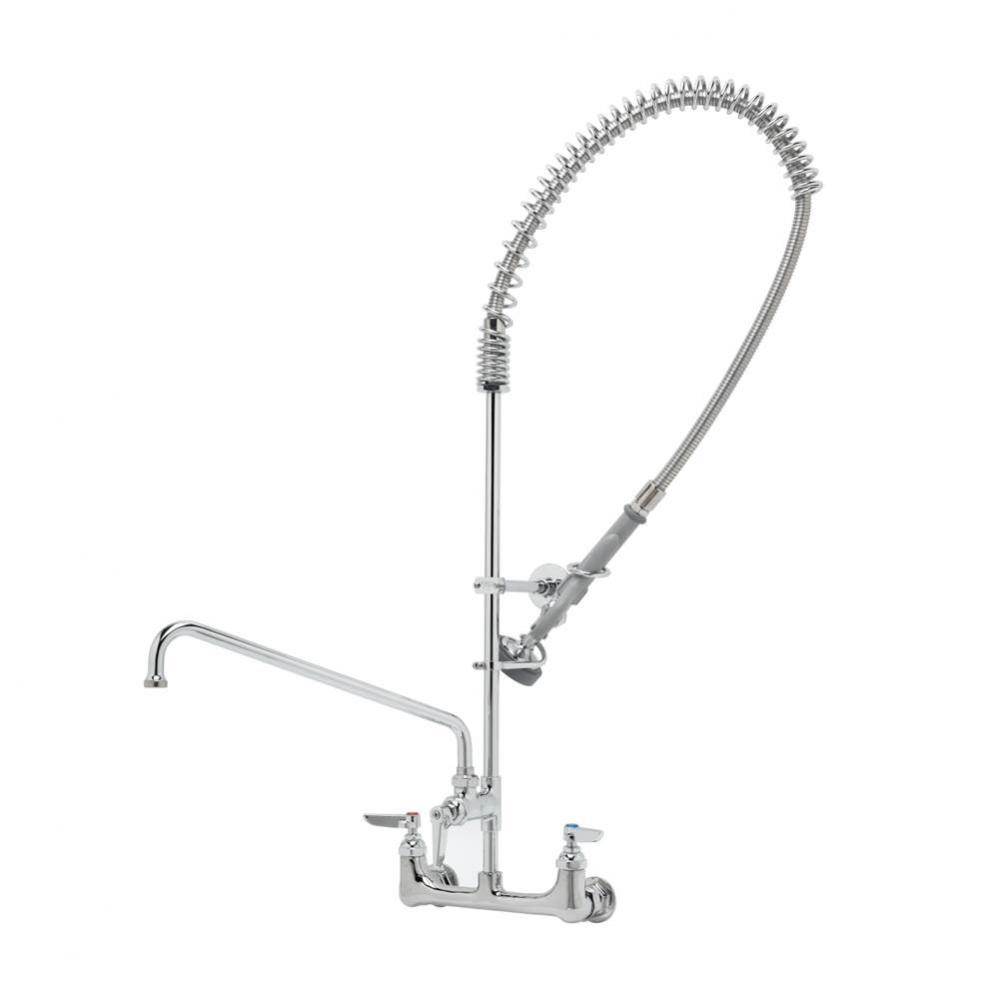 Pre-Rinse Unit: 8&apos;&apos; Wall Mount, Add-On Faucet w/ 14&apos;&apos; Swing Nozzle, B-0044-H &