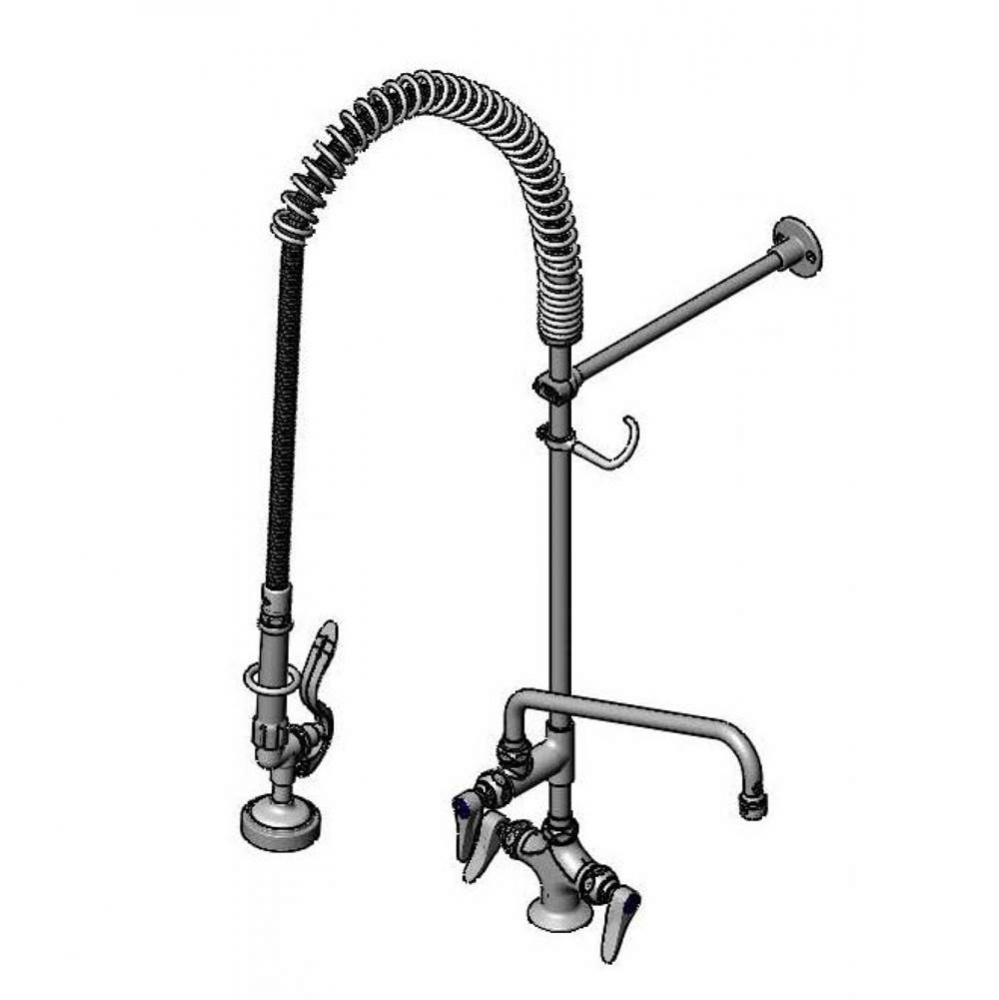 Base Faucet, Built-In Spring Checks, Single Hole Base, Flexible Connector Hoses