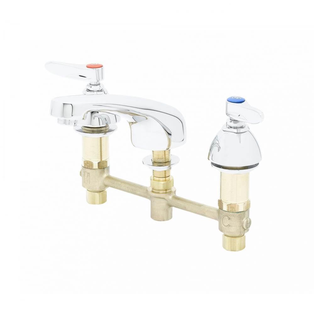 Easyinstall Concealed Widespread w/ Eterna, Levers, &amp; Lavatory Spout w/ 0.5 Gpm Non-Aerated Sp