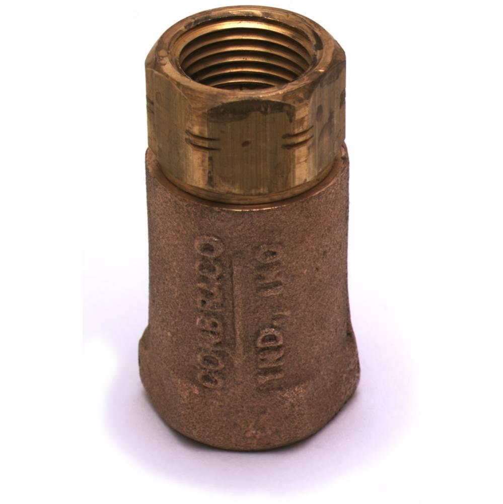 Check Valve, 1/2&apos;&apos; NPT Female, Vertical