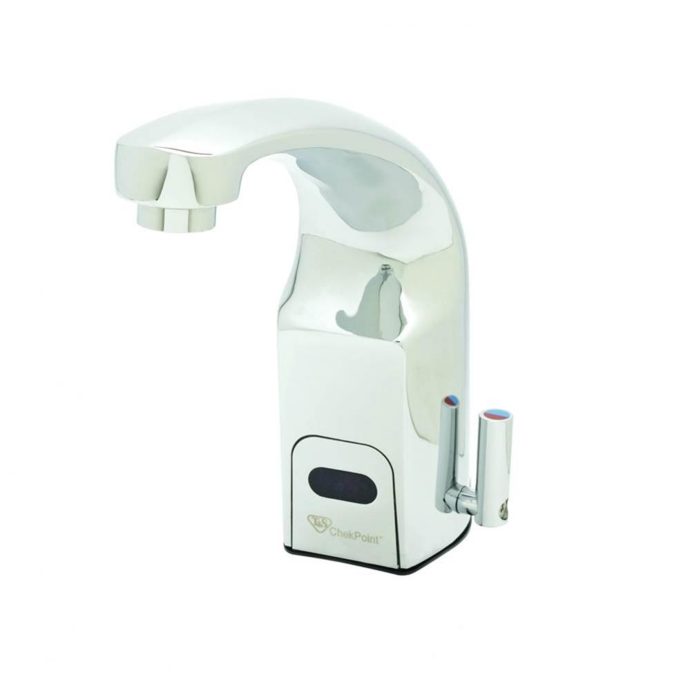 ChekPoint Above-Deck Sensor Faucet, Single Hole Deck Mount, Cast Spout, HydroGenerator