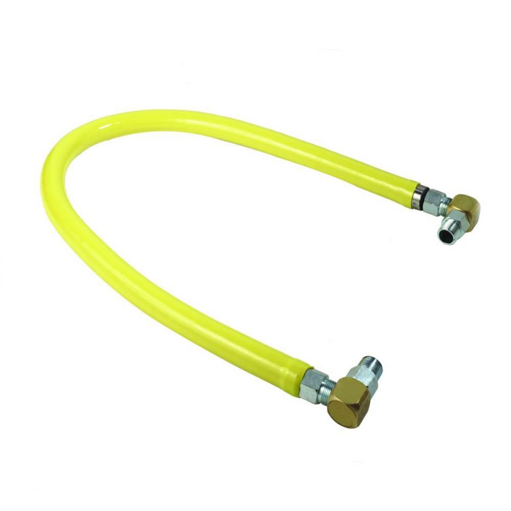 Gas Hose, Free Spin Fittings, 3/4&apos;&apos; NPT, 24&apos;&apos; Long, Includes SwiveLink Fitting