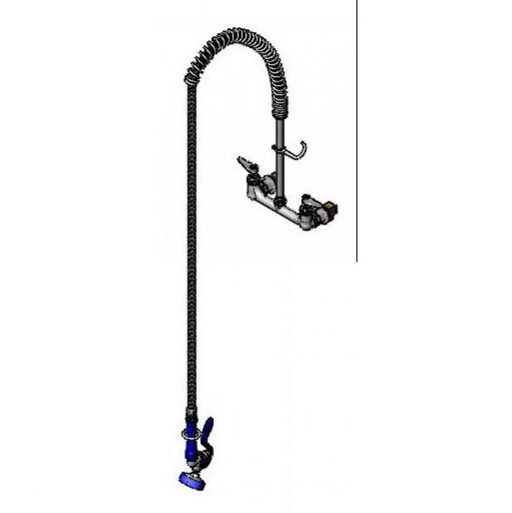 Pet Grooming: 8&apos;&apos; Wall Mount, Ohd Sprng, Blue 35 Ngle Spy Vlv, 12&apos;&apos; Riser, 72&