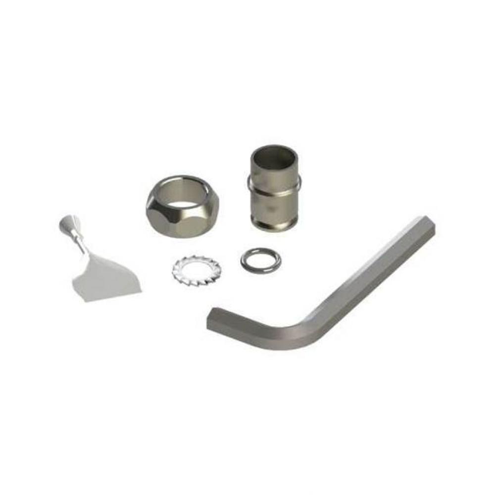 Stainless Steel EasyInstall Kit: Nut, Bushing, O-Ring &amp; Lock Washer